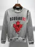 dsquared2 2019 sweatshirt logo printing gray ds266